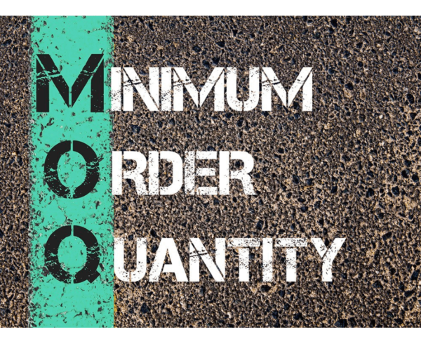 cantidad mínima de pedido (MOQ)